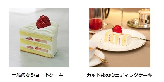 ケーキの種類によるスポンジ層の違い